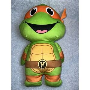 Legend Toys Teenage Mutant Ninja Turtles 20" Plush Michelangelo, Orange TMNT